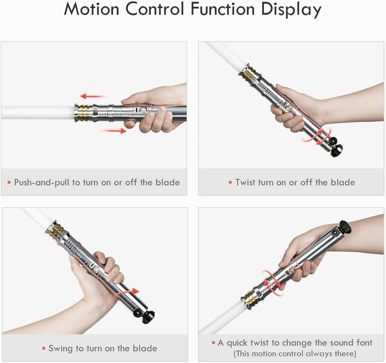 CUSTOM SABER Sensitive Smooth Swing RGBX Motion Control Light Saber, Support Real Heavy Dueling, Infinite Color Changing, 16 Sound Fonts, Aluminium Alloy Hilt Revan Light Saber for Adult Gift
