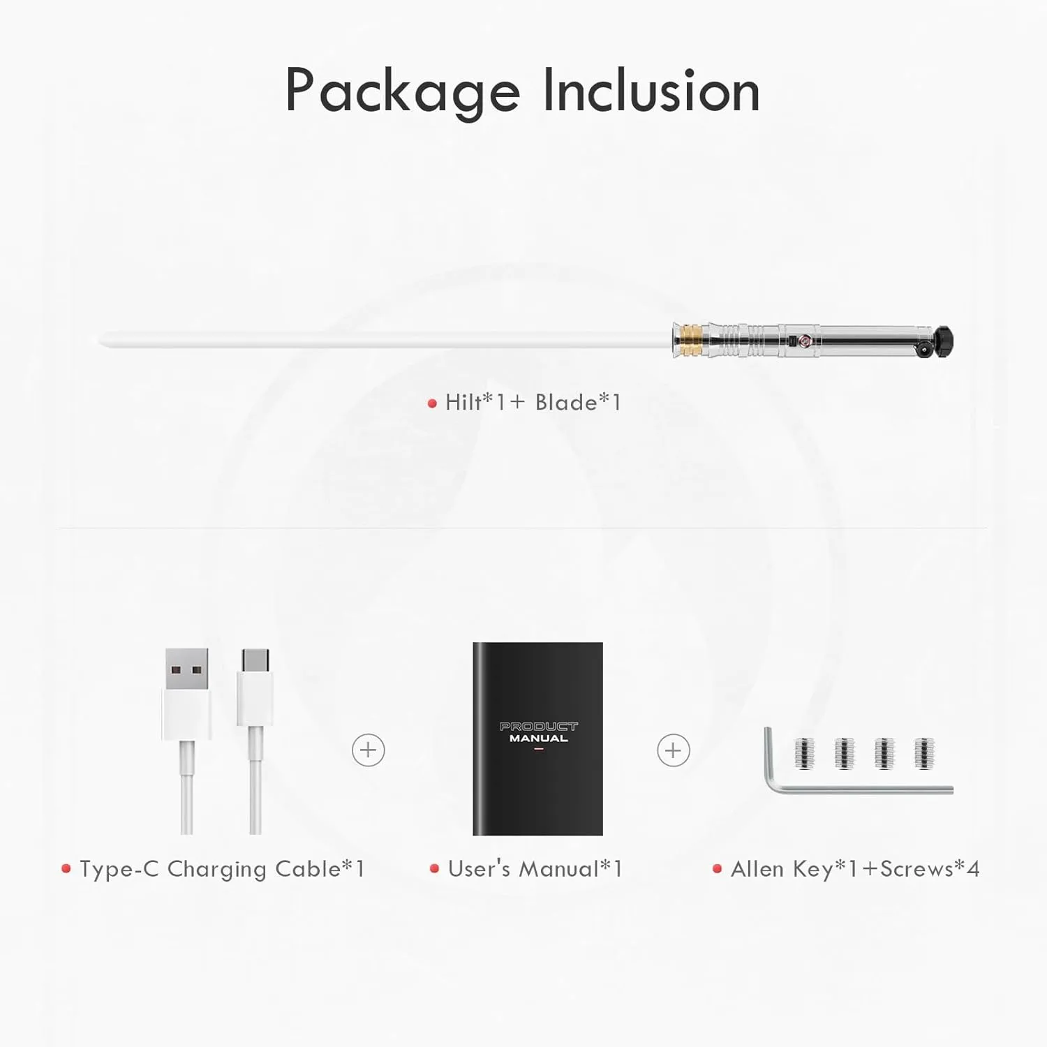 CUSTOM SABER Sensitive Smooth Swing RGBX Motion Control Light Saber, Support Real Heavy Dueling, Infinite Color Changing, 16 Sound Fonts, Aluminium Alloy Hilt Revan Light Saber for Adult Gift