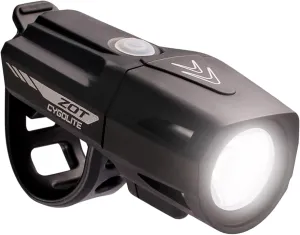 Cygolite Zot– 450 Lumen Bike Light– 5 Night & 2 Daytime Modes– Sleek Durable Design– IP67 Waterproof– Sturdy Flexible Mount– USB Rechargeable Headlight– for Road & Commuter Bicycles,Black,Compact