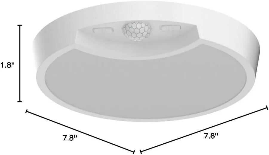 DEEPLITE Battery Ceiling Light Motion Sensor with Remote,Wireless Rechargeable Ceiling Light Motion Activated Light for Closet Bathroom Shower Hallway Pantry Laundry Stairs Garage Porch Shed - 2 Pack
