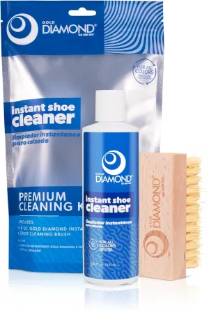 Diamond GOLD Shoe Cleaning Kit - Premium White Shoe Cleaner, Leather Sneaker Cleaner, Shoe Cleaner Kit and more