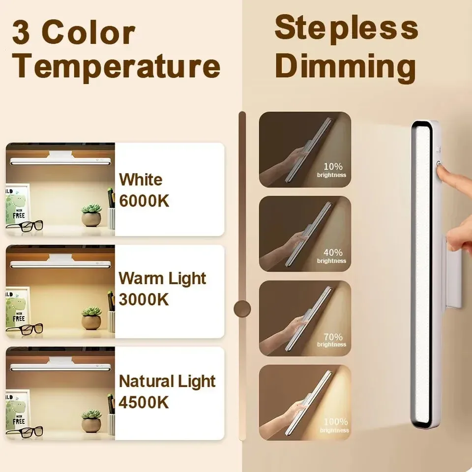 Dimmable USB Rechargeable LED Desk Lamp