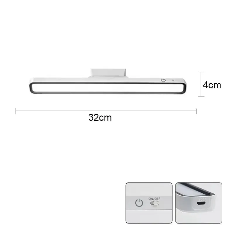 Dimmable USB Rechargeable LED Desk Lamp