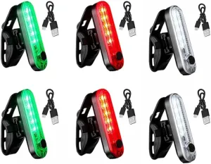 DONGKER Boat Navigation Light Set,3 Types Flashing Mode USB Ship Warning Light Built-in Rechargeable Battery for Pontoon Boat Yacht Ship Kayak