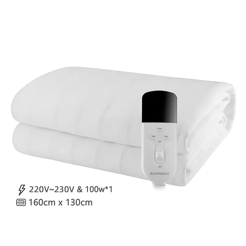 Double Electric Blankets Heated Winter Bed