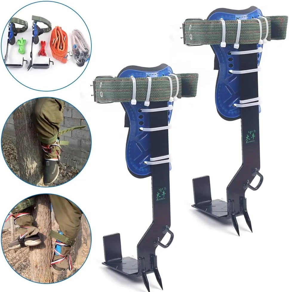 DouSeiAi Tree Climbing Spike Kit Tree Climbing Equipment for Tree Work