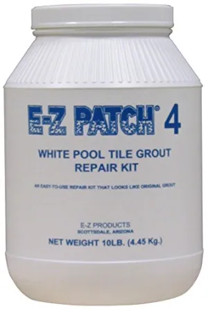 E-Z Patch 4 White Pool Tile Grout Repair 10 lb.