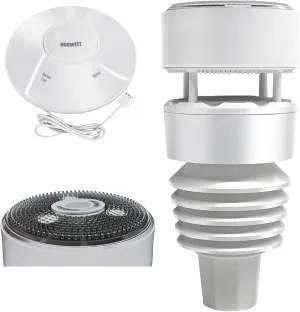 Ecowitt Wittboy Weather Station, Includes Wittboy Wi-Fi Hub and 7-in-1 Outdoor Solar Powered Weather Sensor, Supports WU/WeatherCloud/Wow/Ecowitt Weather Servers, 915 MHz