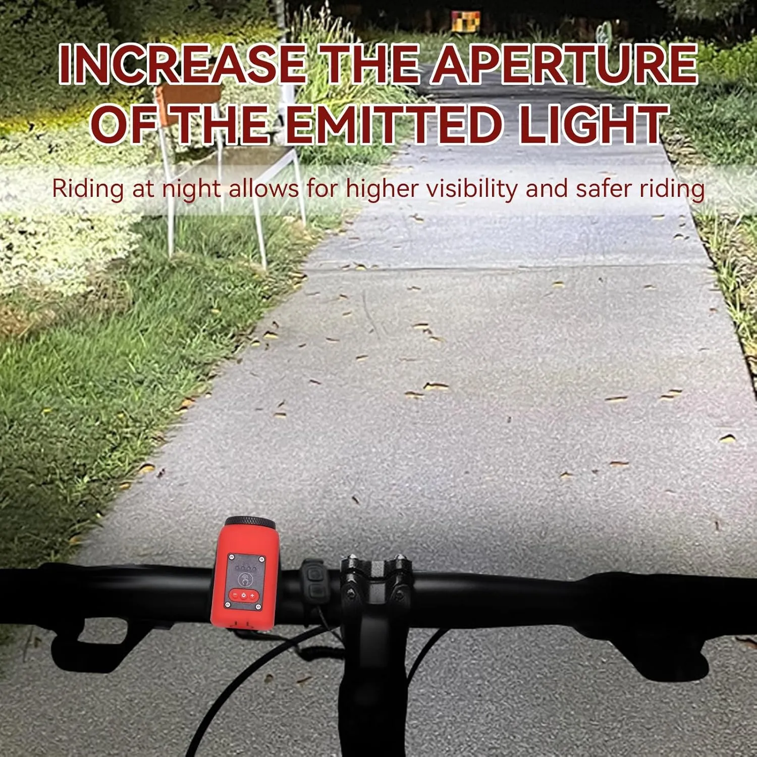 Electric Bike Horn Bike Light 2 in 1, Bicycle Horn Bell with Wide Angle Floodlight, IPX5 Waterproof with USB Rechargeable, 110db Loud Alarm