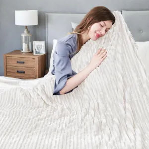 Electric Blanket 72"x84" Full Size Heated Blanket with 10 Heat Settings & 1-12 Hours Auto-Off,Reversible Cozy Silky Flannel Fabric Warm Blanket Large Size for Full Body - Cream