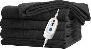 Electric Heated Blanket 72"x 84" Full Size, 4 Heating Levels and 10 Hours Auto Off, Lightweight and Breathable - Boulder Grey