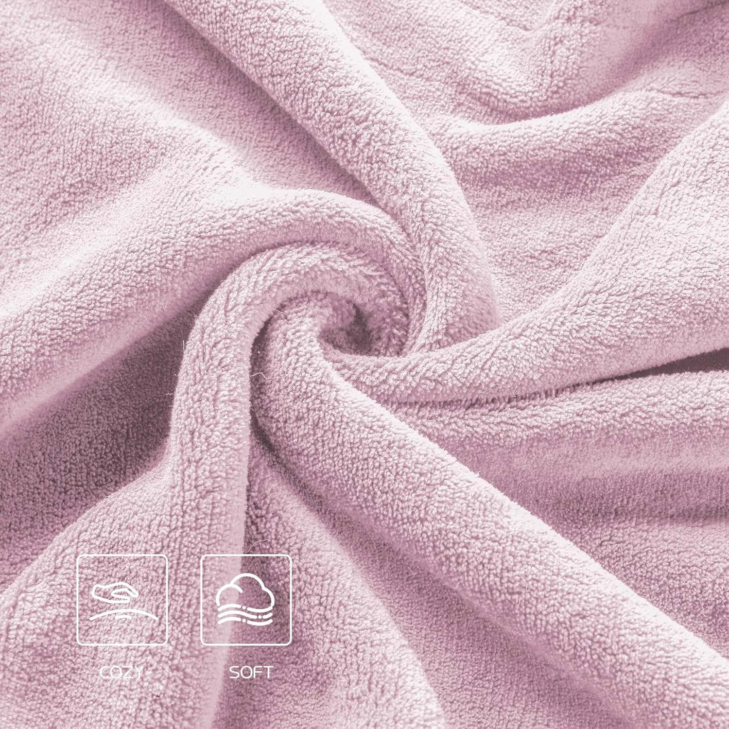 Electric Heated Blanket 72"x84" Full Size, Soft Coral Fleece with 4 Heating Levels and 10 Hours Auto-Off, Machine Washable, Cozy Plush Fabric for Home, Pale Pink