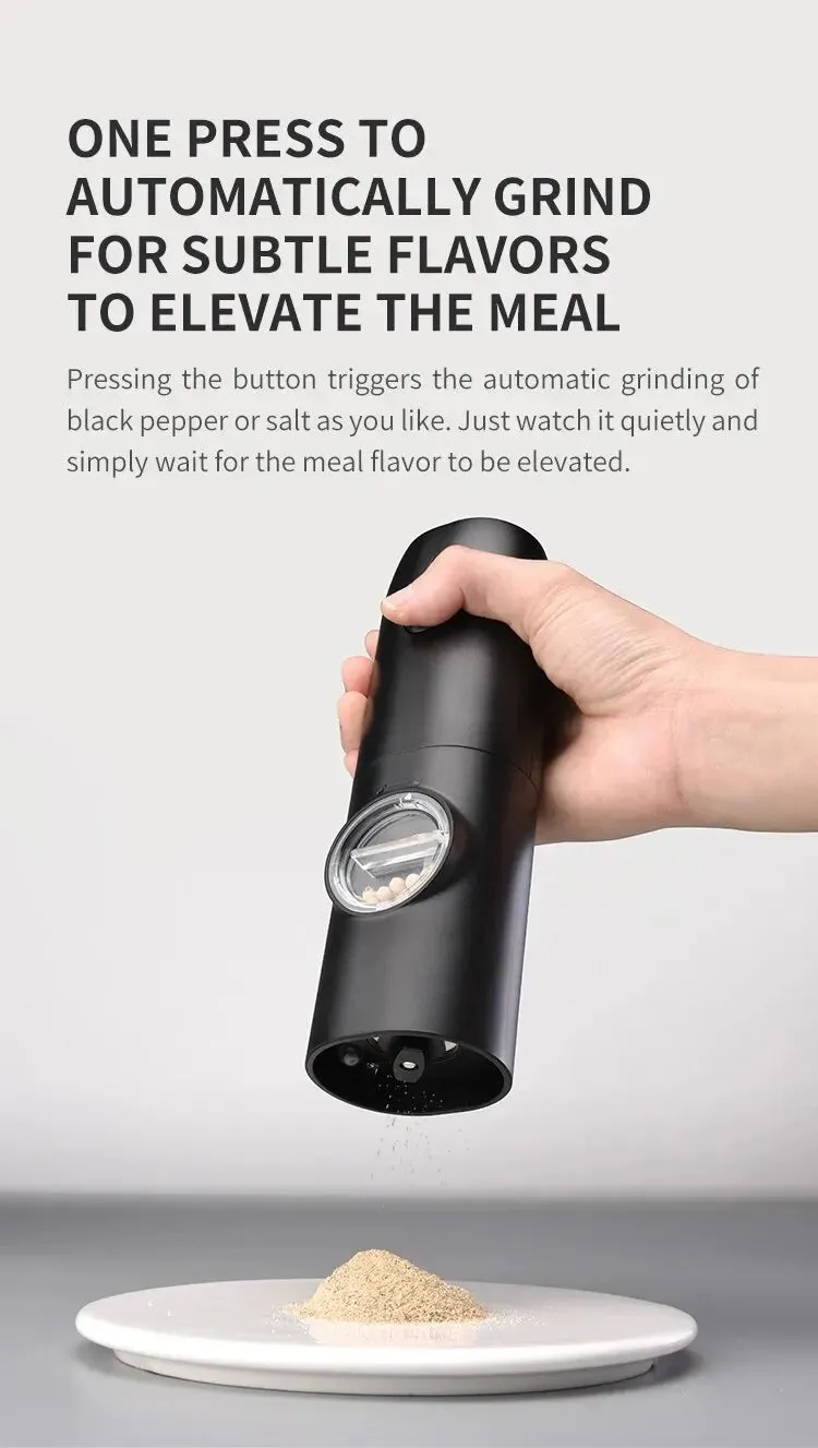 Electric Salt & Pepper Grinder Set