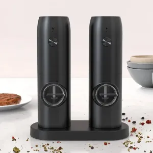 Electric Salt & Pepper Grinder Set