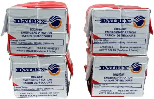 Emergency Food Ration Bars for Disaster or Survival, 2400 Calories per Pack of 12 Bars