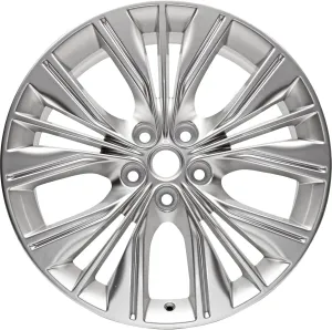 Factory WheelNew 20x8.5'' 20 Inch Premium Aluminum Alloy Wheel Rim for Chevrolet Impala LTZ 2014 2015 2016 2017 2018 2019 2020 | ALY05615U77N Direct Fit - OE Stock Specs, Light Hyper Silver