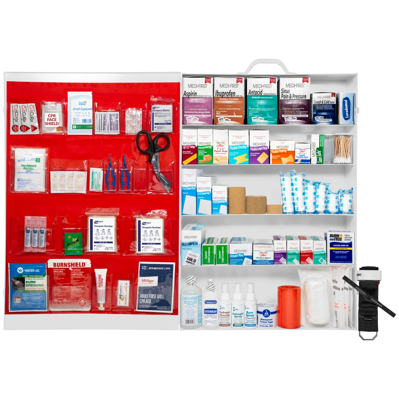 First Aid Kit 5 Shelf Deluxe OSHA Fill