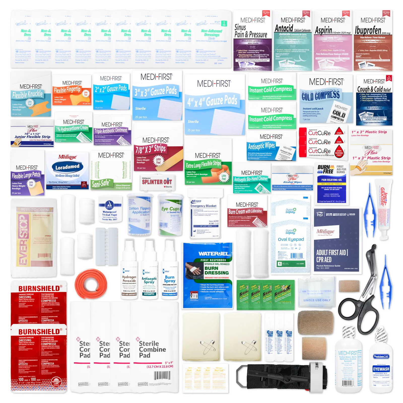 First Aid Kit 5 Shelf Deluxe OSHA Fill