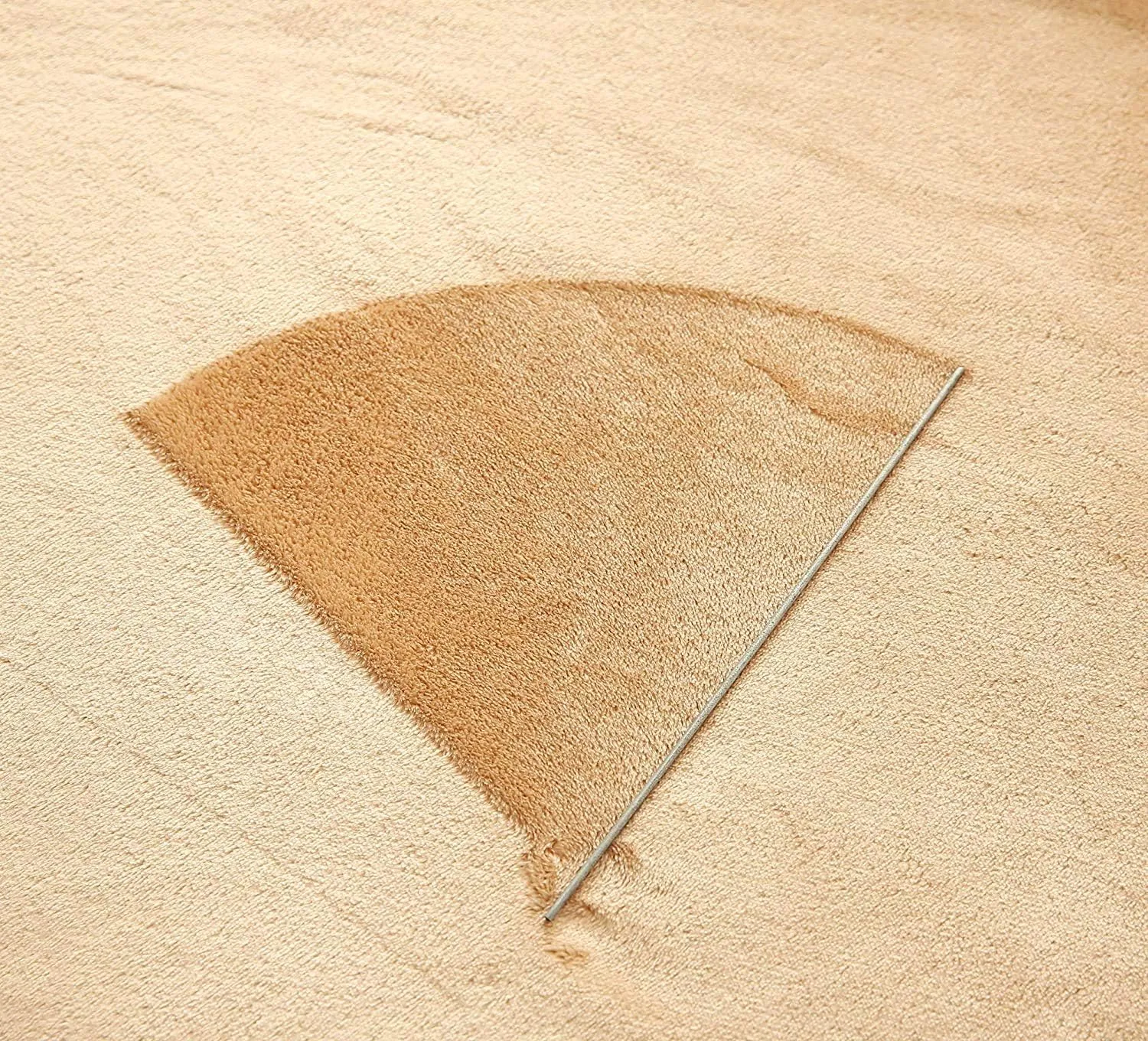 Fleece Blanket Queen Size 350GSM Lightweight Throw for The Bed Extra Soft Brush Fabric Super Warm Sofa Blanket 90" x 90"(Camel Queen)