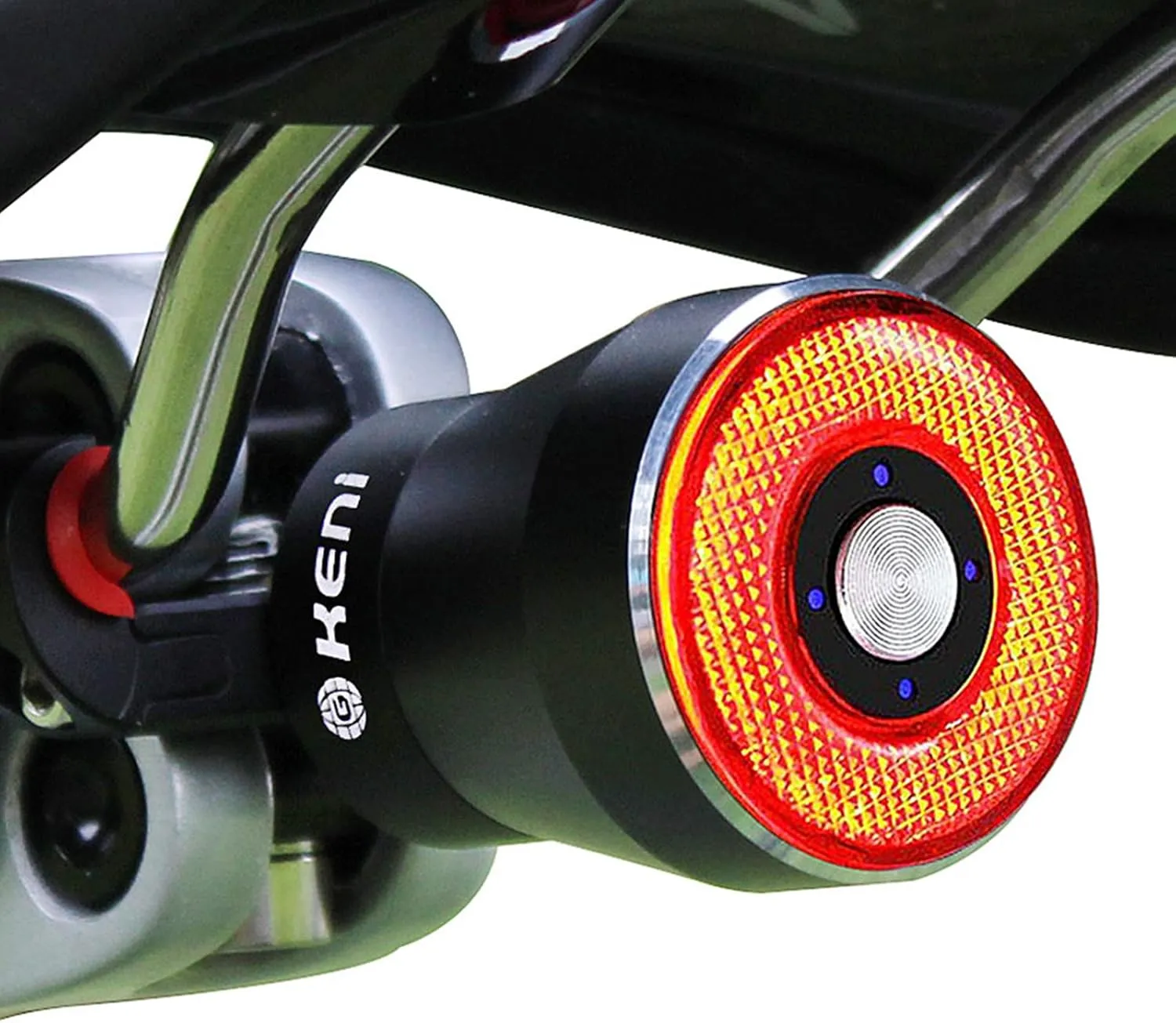 G Keni Smart Rear Bike Lights for Night Riding, Ultra Bright Brake Sensing Bicycle Light Back, Auto On/Off Bike Tail Lights, IPX6 Waterproof, USB Rechargeable, LED Warning Cycling Safety Bike Lights