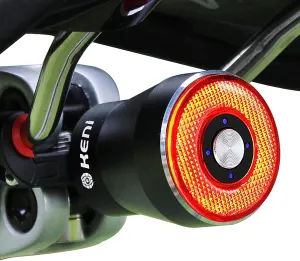 G Keni Smart Rear Bike Lights for Night Riding, Ultra Bright Brake Sensing Bicycle Light Back, Auto On/Off Bike Tail Lights, IPX6 Waterproof, USB Rechargeable, LED Warning Cycling Safety Bike Lights