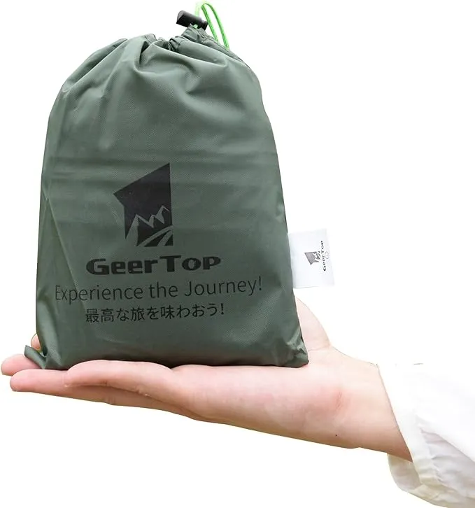 GEERTOP Ultralight Tent Footprint PU 3000 Waterproof Camping Tent Tarp with Drawstring Carrying Bag Ground Sheet Mat for Camping Hiking Backpacking Outdoor Picnic