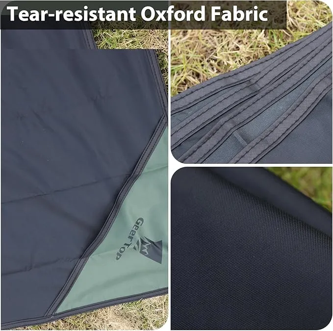 GEERTOP Ultralight Tent Footprint PU 3000 Waterproof Camping Tent Tarp with Drawstring Carrying Bag Ground Sheet Mat for Camping Hiking Backpacking Outdoor Picnic