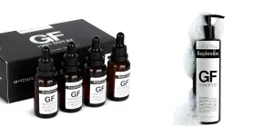 GF Hair Growth Kit – Serum & Shampoo Bundle for Men & Women | DHT Blocker, Anti-Hair Loss & Hair Regrowth Treatment | Thickens Hair, Post Hair Transplant Care | 4x30ml Serum   250ml Shampoo