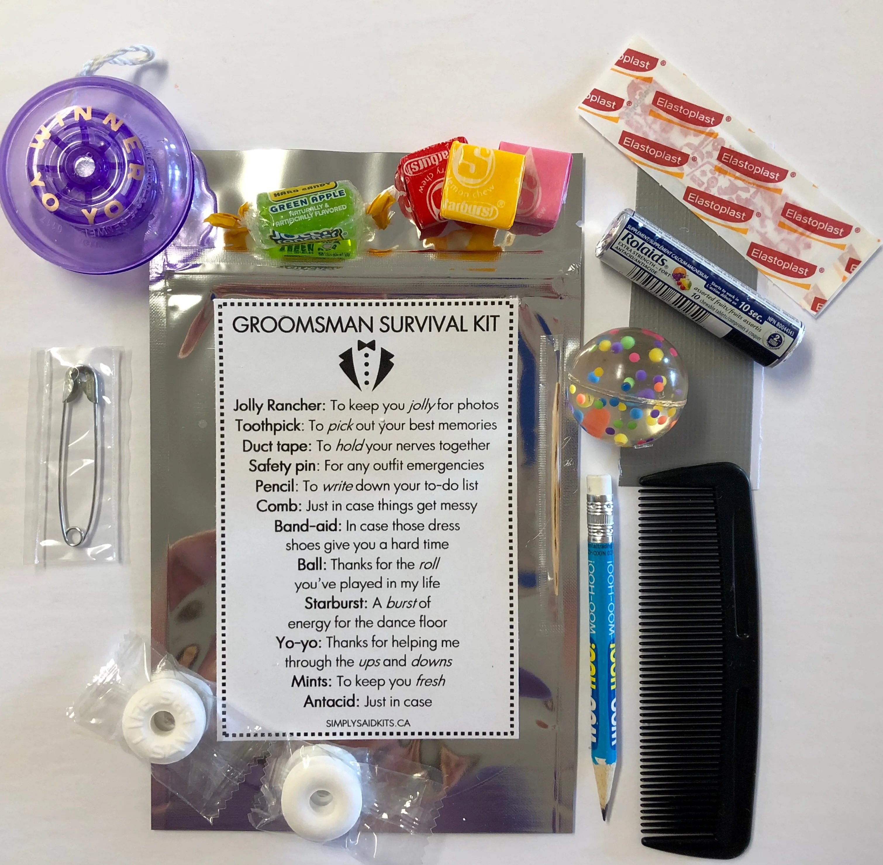 Groomsman Survival Kit