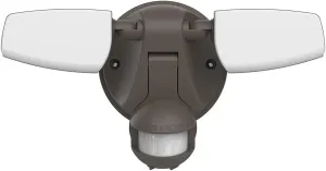 HALO Outdoor LED Flood & Security Light - Motion Activated Dusk to Dawn 1420 Lumens Bronze