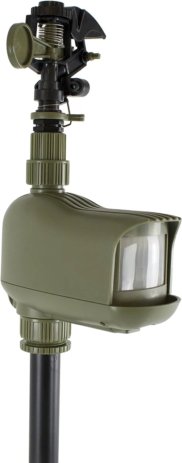 Havahart 5277 Critter Ridder Motion Activated Animal Repellent and Sprinkler - Repel Cats, Dogs, Chipmunks, Groundhogs, Squirrels, Skunks, Deer, and More