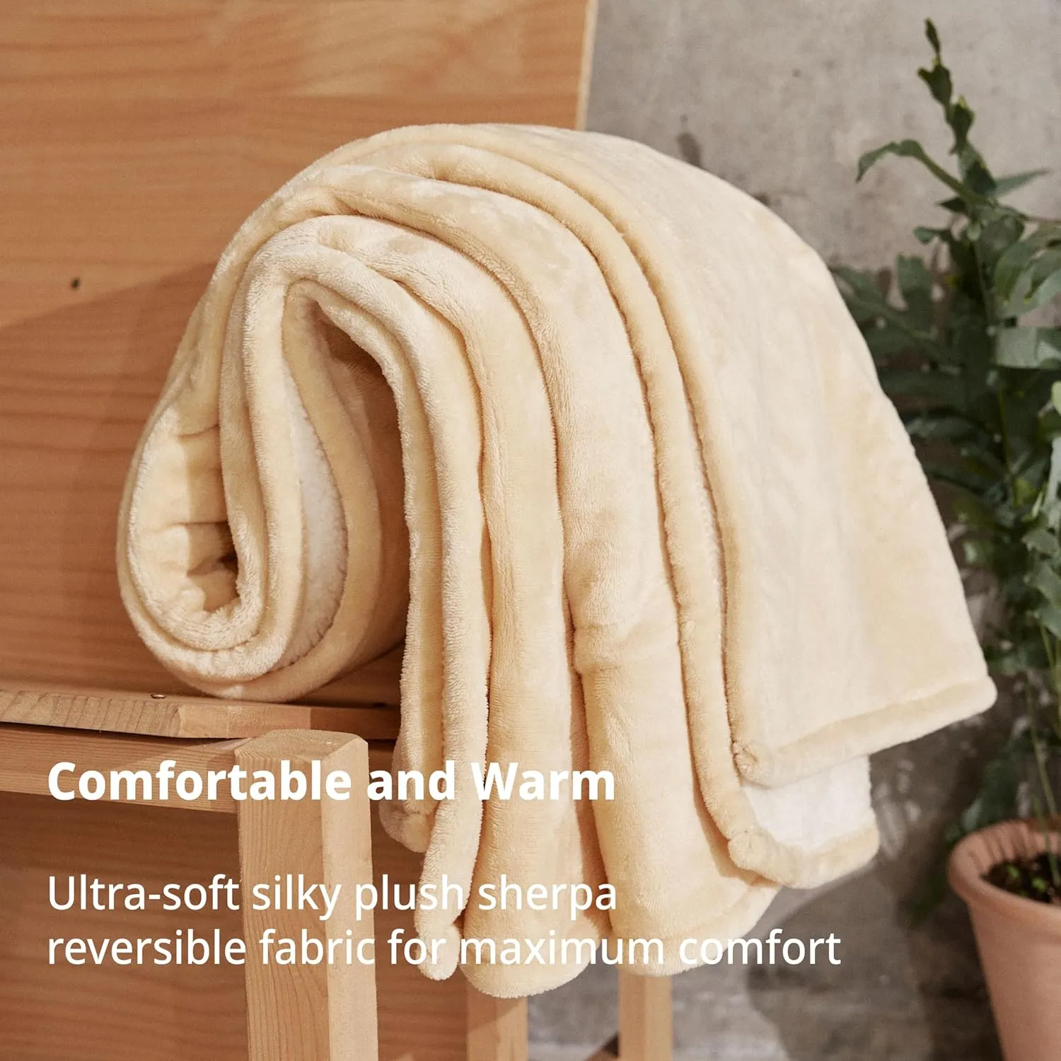 Heated Blanket Electric Throw 50" x 60" -Heated Throw Blanket with 4 Heating Levels & 3 Hours Auto Off,Machine Washable,ETL & FCC Certification,Over-Heat Protect（Cheesy Yellow）