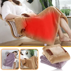 Heated Blanket Soft USB Blanket, Heated Throw Blanket for Home Travel Office Machine Washable Daily Use 60 * 80cm