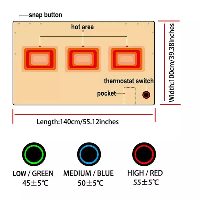 Heated Blanket Warming Blanket