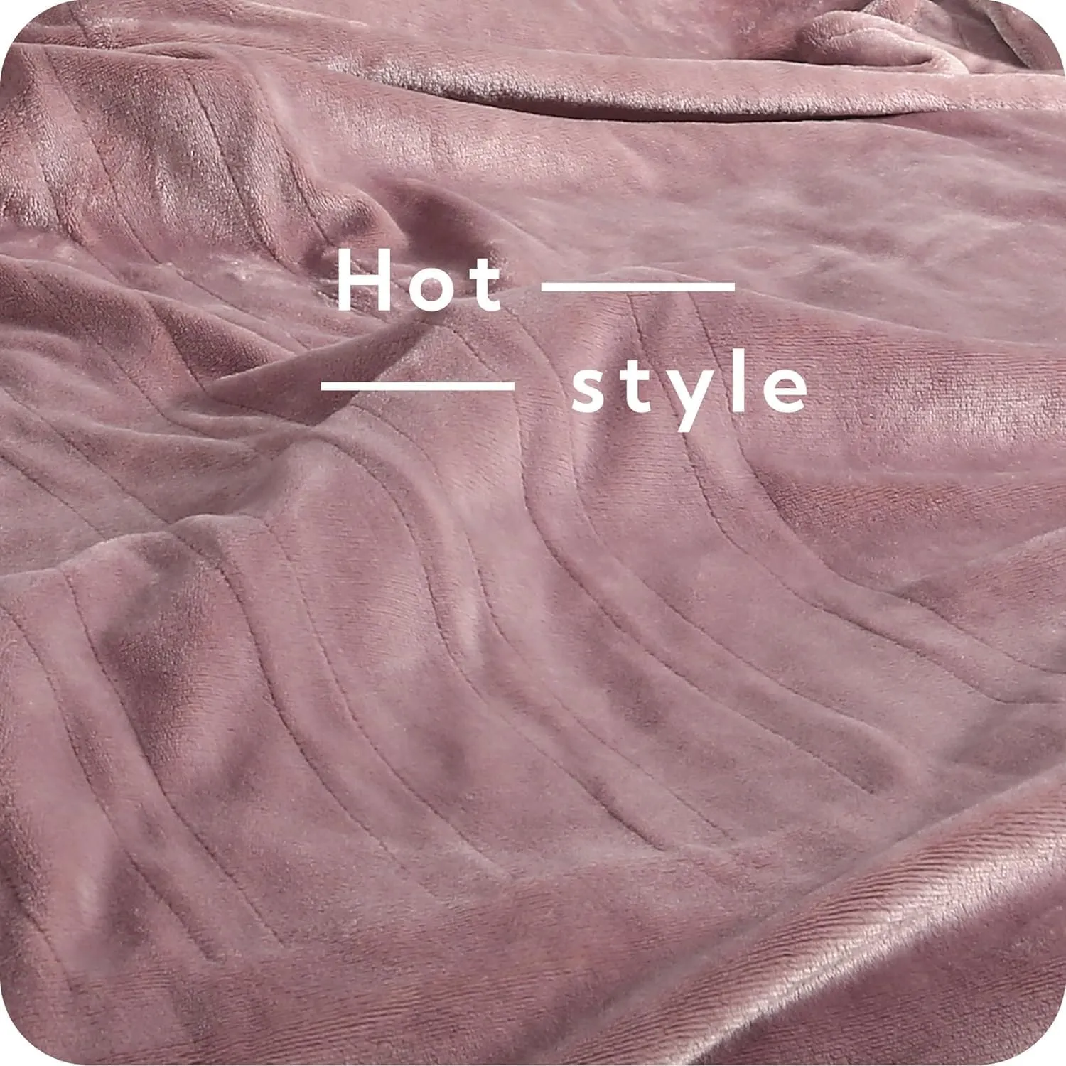 Heated Electric Blanket Twin Size 62"x84" - Cozy Warm Flannel Heated Blanket with 4 Heating Levels & 10 Auto Off - Winter Comfort Heating Blanket, Sleep Aid Bedding, Purple