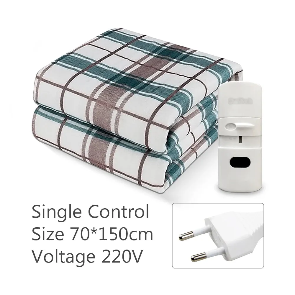 Heated Plush Electric Blanket 220V EU Winter Warmer