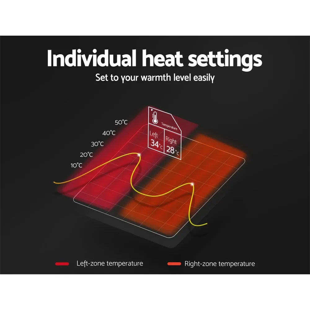Heated Underlay (King) Bed Fitted Electric Blanket - Polyester