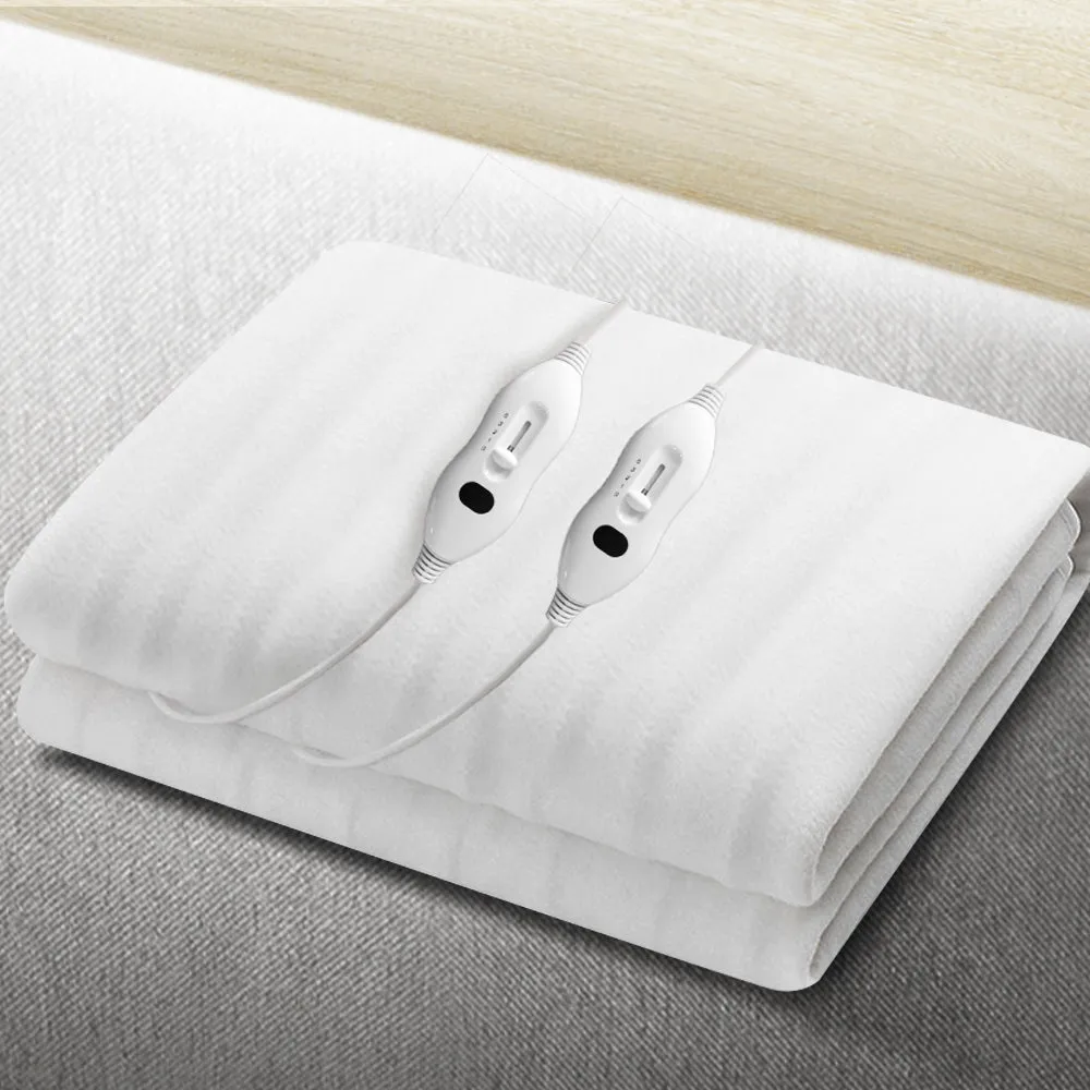 Heated Underlay (Queen) Bed Fitted Electric Blanket - Polyester