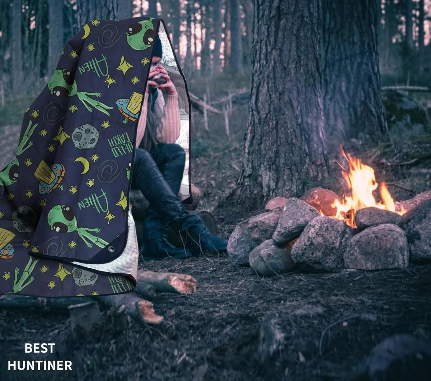 Heavy Duty Survival Blanket -Multifunctional Reflective Tarp Thermal Blanket - 60" x 83" Waterproof Sandproof for Camping Hiking Outdoors Multifunctional Emergency Blanket…