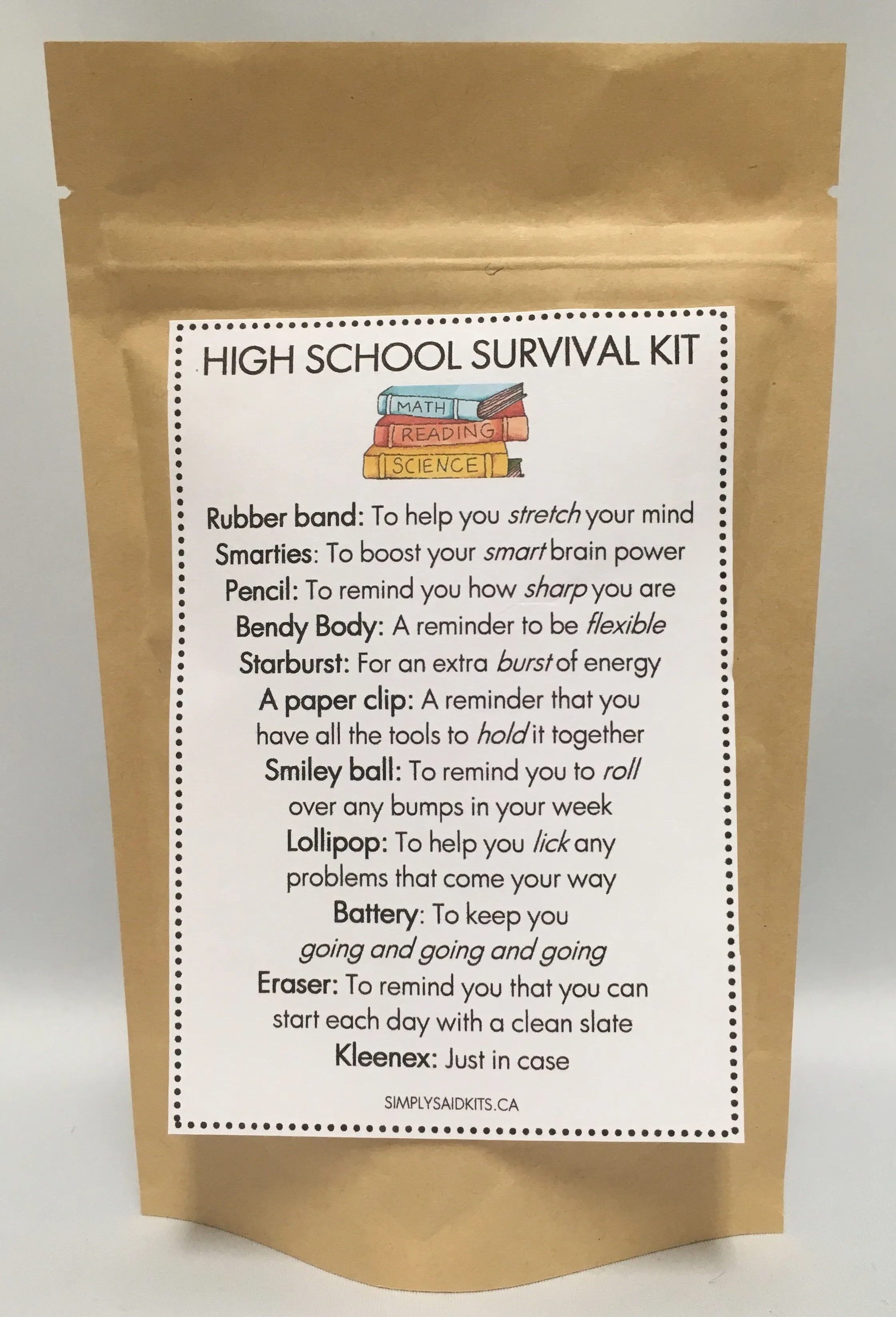 High School Survival Kit