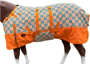 HILASON Orange 76 in 1200D Winter Waterproof Poly Horse Blanket Belly Wrap | Horse Blanket | Horse