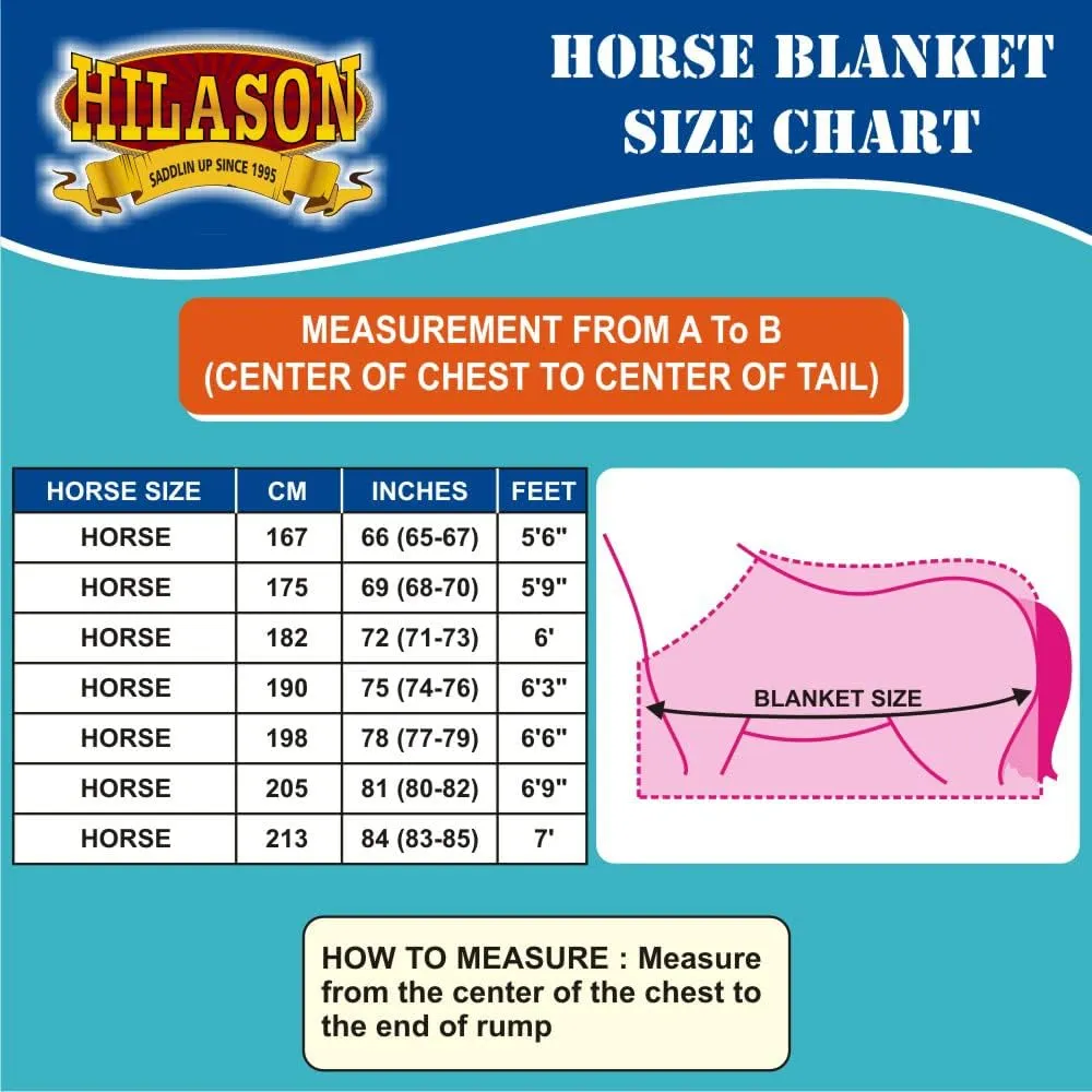HILASON Red 81 in 600D Winter Waterproof Poly Horse Blanket Belly Wrap Red | Horse Sheet | Horse Turnout Sheet | Horse Sheets for Winter | Waterproof Turnout Sheets for Horses