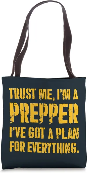 Homesteader Doomsday Prepping Hobby Funny Homesteading Tote Bag