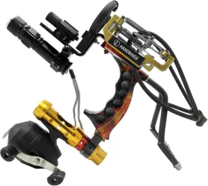 Hunting Slingshot Kit - High Power Sling Shot for Adults, Bowfishing & Fishing Arrows - Tactical Telescopic Slingshot Set with Fishing Reel - Professional Hunting Gear