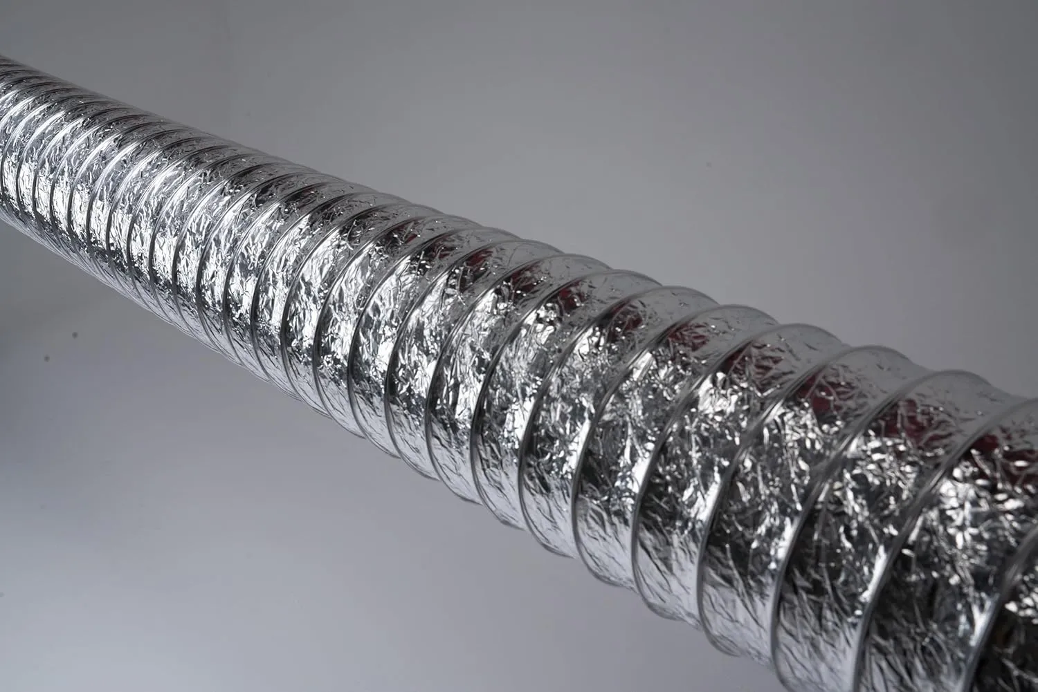 HVAC Premium 16" Inch Aluminum Hose Flexible Insulated R-4.2 Air Duct Pipe for HVAC Flex Ductwork Insulation - 25' Feet Long