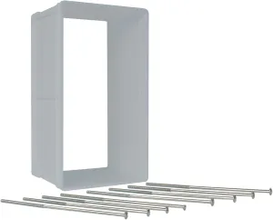 Ideal Pet Products Designer Series Ruff-Weather Pet Door Wall Installation Kit, Super Large, 15" x 23.5" Flap Size (Pet Door Sold Separately)