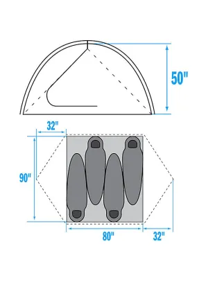 Innovative functionality Talus Lightweight Face The Tent North 4