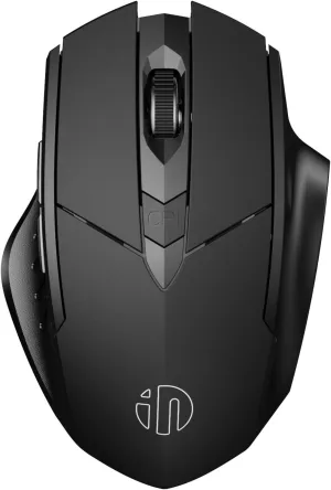 INPHIC Multi-Device Bluetooth Mouse Wireless, Rechargeable, USB Receiver, 6 Buttons, Ergonomic for Laptop, Computer, Mac, PC etc.