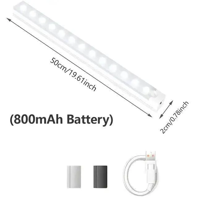 Iralan Motion Sensor LED Cabinet Light with USB Rechargeable