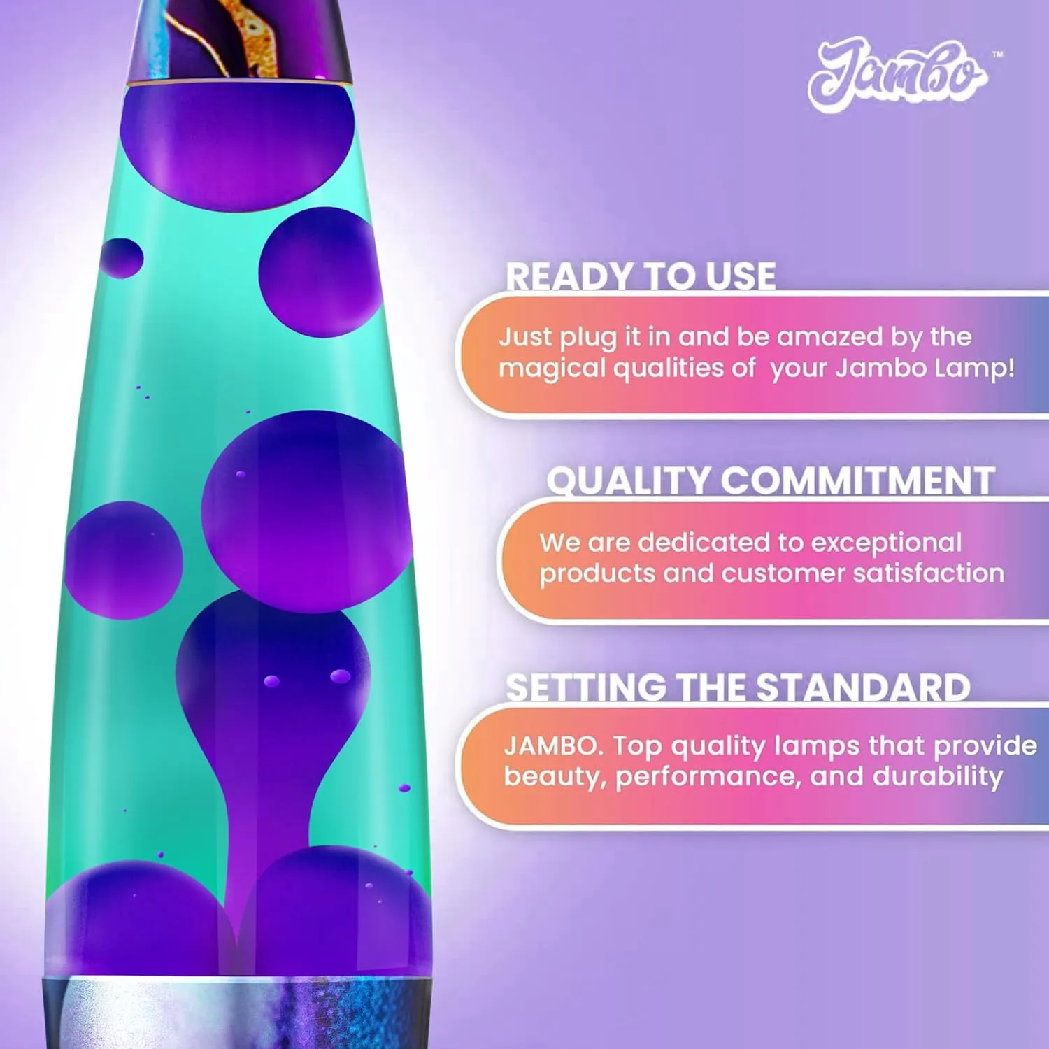 JAMBO Upgraded Indigo Marble Motion Lamp - Relaxing Liquid Mood Light for Living Room, Office, Bedroom, Kitchen, Teens, Adults, Kids
